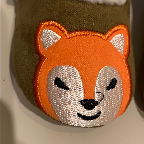 Stepping Stones infant Fox Slippers - Picture 2 of 4